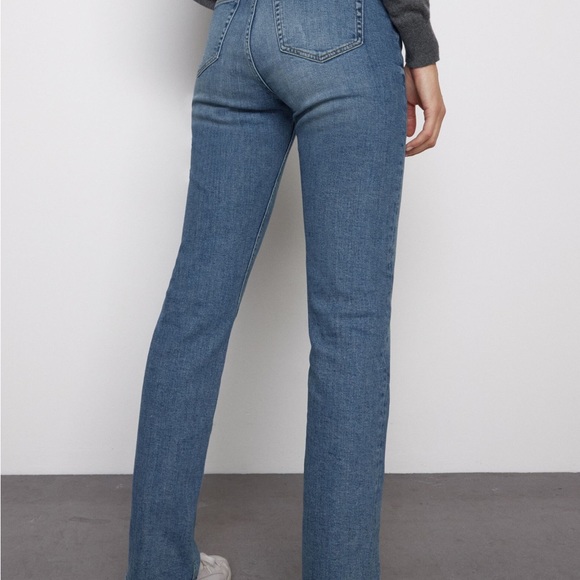 NWT- ZARA PREMIUM SLIM FULL LENGTH JEANS IN SENTINEL BLUE- SIZE 36 - Picture 4 of 7